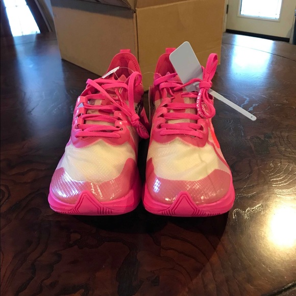 Pink Off White Nike Zoom Flys - Picture 3 of 4
